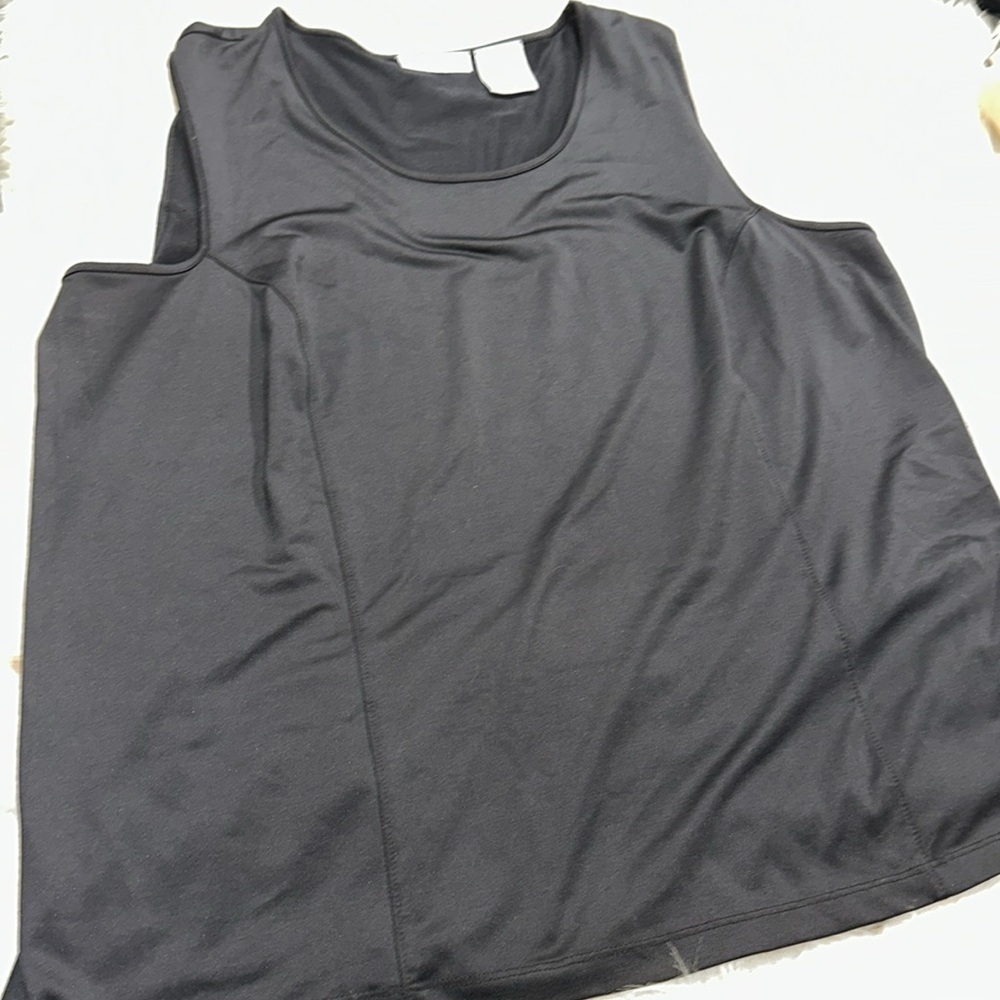 Worthington black Sleeveless Relaxed Tank Top size 1X